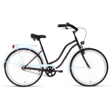 26 Koliken Cruiser kerékpár női fekete-türkiz