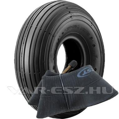 Köpeny 4,00-4 300x100 (12x4) C179 6PR TT - 4,00-4 TR87 Cheng Shin ipari gumiabroncs - tömlő szett