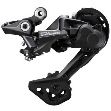 Váltó hátsó csavaros M5120 Shimano SGS 10/11-es Direct Mount Shadow fekete